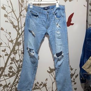 Mens Hollister Destroyed Jeans